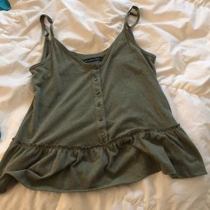 Green tank top!